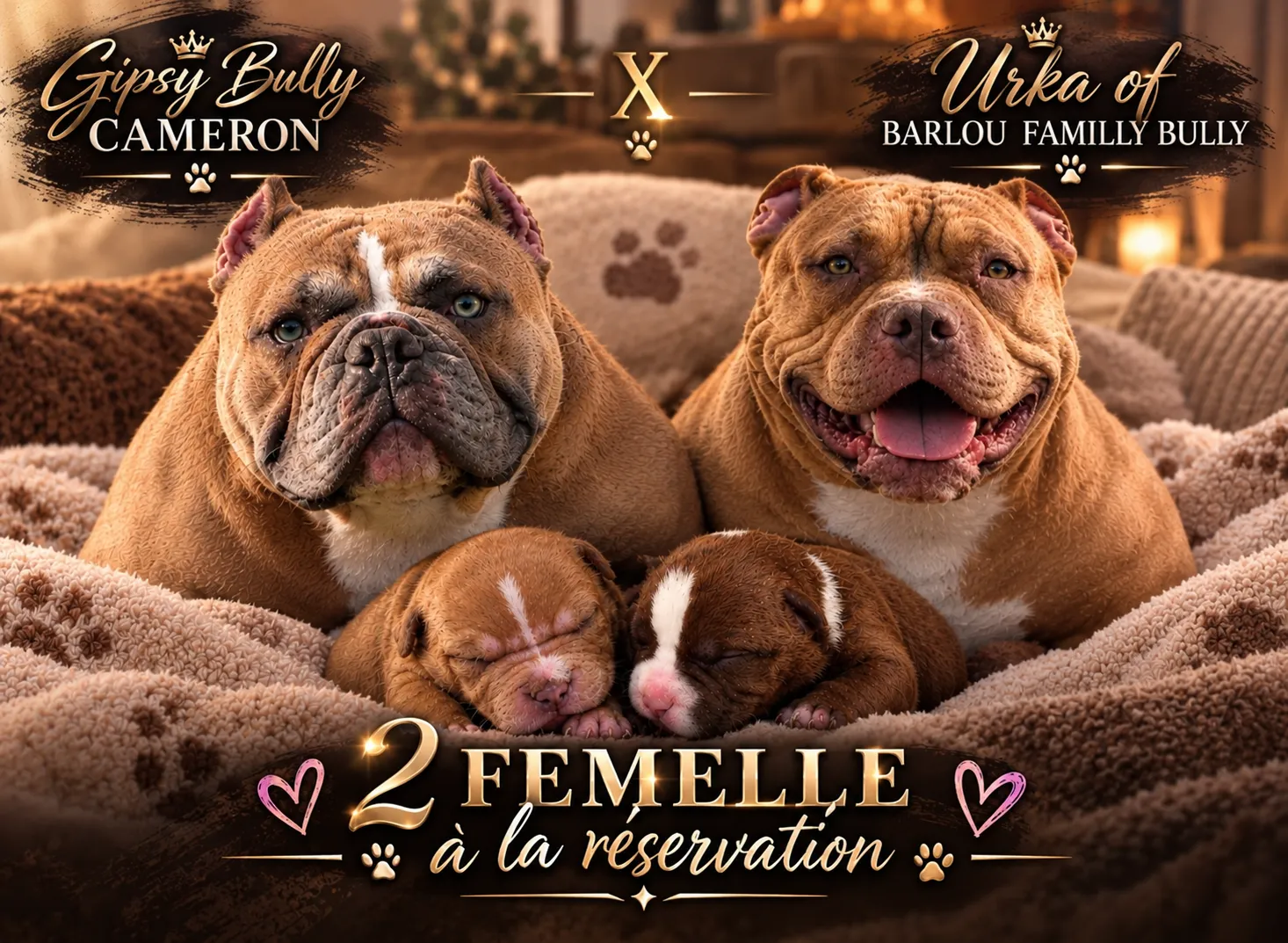 Barlou Familly Bully, élevage d'American Bully à Beaucamps-le-Vieux (Somme), photo 2